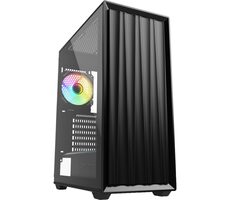 Sharkoon VK3 RGB černá / ATX / 2x USB 3.0 / 4x 120mm / bez zdroje / průhledná bočnice