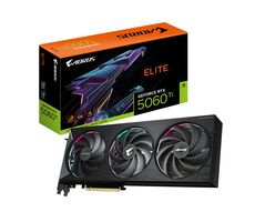 GIGABYTE AORUS GeForce RTX 5060 Ti ELITE 16GB / 2572MHz / 16GB GDDR7 / 128-bit / 1x HDMI + 3x DP / 650W (8)