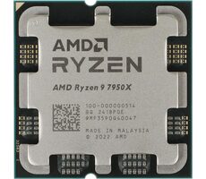 AMD Ryzen 9 7950X @ 4.5GHz - TRAY / Turbo 5.7GHz / 16C32T / L2 16MB L3 64MB / AM4 / Zen 4 / 170W