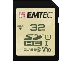 EMTEC Outdoor SD UHS-I U1 V10  32GB / čtení: 90MBs / zápis: 20MBs