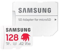 SAMSUNG PRO Plus Sonic the Hedgehog microSDXC 128GB + SD adaptér / UHS-1 / Class 10 / U3 / Čtení:180MBps / Zápis:130MBps