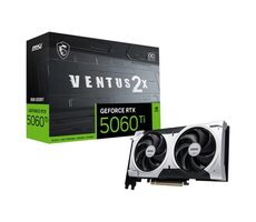 MSI NVIDIA GeForce RTX 5060 Ti 8G VENTUS 2X OC PLUS, 3xDP, 1xHDMI