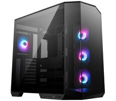 MSI MAG PANO 100R PZ černá / ATX / 1x USB-C & 2x USB / 4x 120 ARGB / bez zdroje / průhledná bočnice
