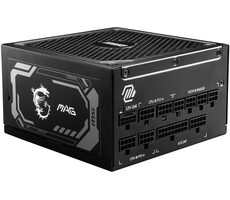 MSI MAG A1000GL PCIE5 černá / 1000W / 135mm / ATX3.1 / aktivní PFC / 80PLUS Gold 