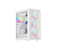 Genesis Diaxid 605 ARGB bílá / PC skříň / ATX, micro-ATX, mini-ITX / USB 2.0 / USB 3.0 