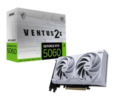 MSI GeForce RTX 5060 8G VENTUS 2X OC WHITE / 2535MHz / 8GB GDDR7 / 128-bit / 1x HDMI + 3x DP / 550W (8)