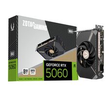 ZOTAC GeForce RTX 5060 Solo 8GB / 2280 - 2497Mhz / 8GB GDDR7 / 128bit / 1x HDMI + 3x DP / 550W (8)