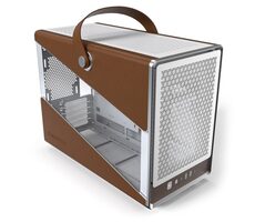 Montech Heritage bílá / Micro ATX / 2x USBA / 1x USB-C / bez zdroje / průhledná bočnice