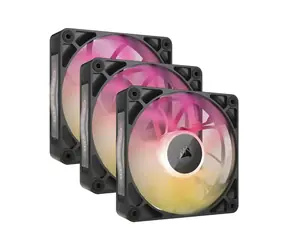 Corsair iCUE LINK RX120 RGB Max 3ks černá / 120 mm / 29.5 dB @ 2400 RPM / 71.3 CFM / PWM