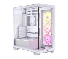 Corsair 3500X ARGB bílá / ATX / 2x USB-A 3.2 / 1x USB-C 3.2 / 3x 120mm / BTF / bez zdroje / průhledná bočnice 