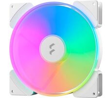 Fractal Design Prisma AL 18 ARGB PWM bílá / 180mm / 37.4 dB @ 1200 RPM / 146 CFM / 4-pin PWM
