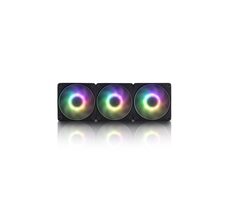 InWin Mercury AM120S RGB 3ks černá / 120mm / 29 dB @ 2000 RPM / Long Lifespan Sleeve Bearing / 60 CFM / 3-Pin + 4-Pin 