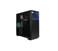 InWin N515 černá / E-ATX / 2x USB-A 3.2 / 1x USB-C 3.2 / 1x 120mm / bez zdroje / průhledná bočnice / displej