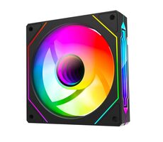 Rampage 7C-120S ARGB černá / 120mm ventilátor / 21.2 dB @ 1800 RPM / Hydraulic Bearing / 38.5 CFM / 3-Pin + 4-Pin