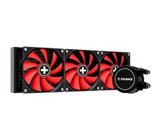Xilence LiQuRizer LQ360 červeno-černá / 3x 120mm / TDP 400W / 35.2 dB @ 1600 RPM / 70 CFM / AMD + Intel