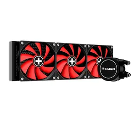 Xilence LiQuRizer LQ360 červeno-černá / 3x 120mm / TDP 400W / 35.2 dB @ 1600 RPM / 70 CFM / AMD + Intel
