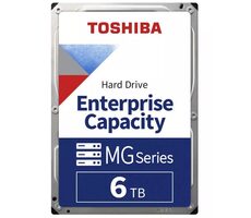 Toshiba Enterprise Capacity MG10 6TB 512e / HDD / 3.5" / SATA 6Gbits / 512MB cache / 4Kn / 7 200 rpm / Interní / 5y