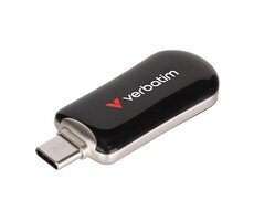 Verbatim Plectra 128GB černá / Flash Disk / USB-C 3.0 / až 100 MBs
