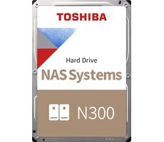 Toshiba N300 NAS 12TB / 3.5" / 7 200 rpm / 512MB cache / SATA III / CMR