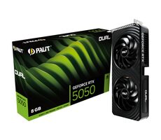 Palit GeForce RTX 5050 Dual 8GB / 2572MHz / 8GB GDDR6 / 128-bit / 1x HDMI + 3x DP / 550W (8)