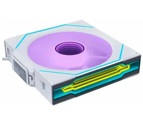 Lian Li UNI FAN SL-INF 120 ARGB Wireless Reverse Blade PWM bílá / 120 mm ARGB / 32.2 dB @ 0-2300 RPM / 4-pin