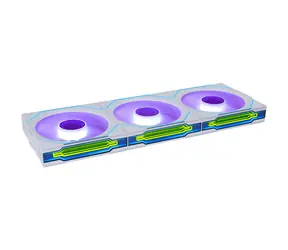 Lian Li UNI FAN SL-INF 120 ARGB Wireless Reverse Blade PWM bílá 3-pack / 120 mm ARGB / 32.2 dB @ 0-2300 RPM / 4-pin