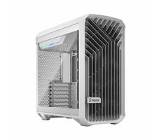 Rozbaleno - Fractal Design Torrent Compact White TG Clear Tint bílá/E-ATX / 1x USB 3.1 Type C + 2x USB 3.0 / bez zdroje  / rozbaleno