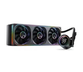 Jonsbo TH-360 AiO ARGB černá / 3x 120mm / 37.3 dB @ 2400 RPM / 62.4 CFM / AMD + Intel