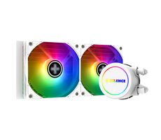 Xilence LiQuRizer LQ240.W.ARGB bílá / 2x 120mm / TDP 300W / 30.2 dB @ 1500 RPM / AMD + intel