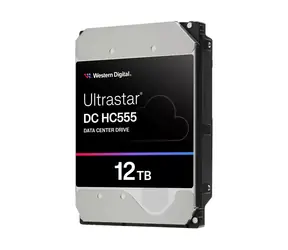 WD Ultrastar DC HC555 12TB (0B47741) / HDD / 3.5" SAS III / 7 200 rpm / 512MB cache / 5y / pro servery 