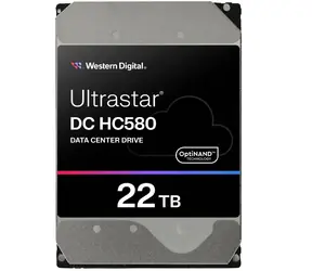 WD Ultrastar DC HC580 WUH722422AL5204 22TB / HDD / 3.5" / SAS III / 7 200 rpm / 512MB cache / 5y / pro datová centra
