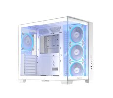 ASUS A32 PLUS TG bílá / ATX / 2x USB 3.0 / 1x USB-C 3.2 / bez zdroje / průhledná bočnice 