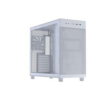 ASUS PRIME AP303 TG bílá / ATX / 2x USB 3.2 / 1x USB-C 3.2 / bez zdroje / průhledná bočnice 