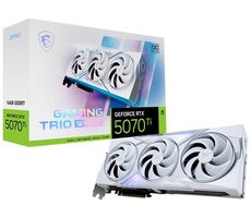 MSI GeForce RTX 5070 Ti 16G GAMING TRIO OC WHITE / 2572MHz / 16GB GDDR7 / 256-bit / 1x HDMI + 3x DP / 750W (16)