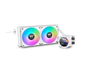 Thermaltake TH280 V2 Ultra EX ARGB Snow Edition bílá / AIO vodní chladič CPU / 2x 140 mm / 2000 RPM @ 30.7 dB / 90.3 CFM