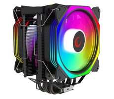 Rozbaleno - Rampage Octagon C60 černá / 2x 120mm / TDP 180W / 29 dB @ 1800 RPM / 57 CFM / Intel + AMD  / rozbaleno