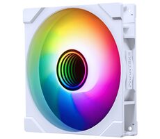 Rozbaleno - PHANTEKS M25 Gen2 PWM D-RGB Reverse Blade bílá / 140mm / Hydraulic Bearing / 36.4 dB @ 1800 RPM / 101.78 CFM / rozbaleno