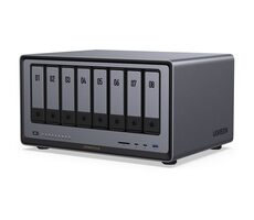 Ugreen NASync DXP8800 Plus / RAM 8 GB / 8x SATA / 2x M.2 / 2x USB 2.0 / 2x USB 3.2 / HDMI