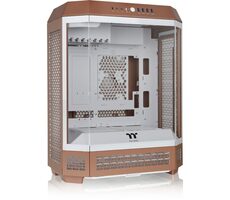 Thermaltake The Tower 600 světle hnědá / ATX / 4x USB-A 3.2 / 1x USB-C 3.2 / 2x140mm / bez zdroje / průhledná bočnice 