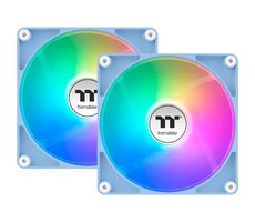 Thermaltake CT120 ARGB Sync PC Cooling Fan světle modrá / Hydraulic Bearing / 120mm / 25.8dB @ 2000rpm / 4 pin / 2ks 