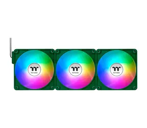 Thermaltake CT140 EX ARGB Sync PC Cooling Fan zelená / Hydraulic Bearing / 140mm / 30.7dB @ 1800rpm / 4 pin / 3ks