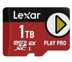 Lexar PLAY PRO microSDXC Express Card 1TB / čtení: 900MBps / zápis: 600MBps / V30