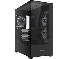 Sharkoon SK6 ARGB černá / ATX / 2x USB-A 3.0 / 3x 120mm ARGB / bez zdroje / průhledná bočnice 