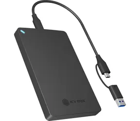 Icy Box IB-201T-CU31 černá / externí box pro 2.5" SATA HDD/SSD / USB-A / USB-C 
