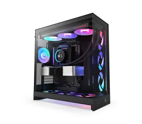 NZXT H9 Flow RGB (2025) černá / E-ATX / 2x USB-A 3.2 / 1x USB-C 3.2 / 3x 140mm ARGB / 1x 120mm / bez zdroje 
