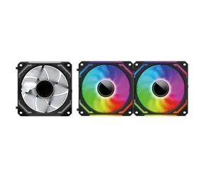 Redragon GC-F012 černá 3ks / 120mm / 2000 RPM / 68.8 CFM / 4-Pin PWM