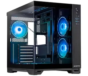 CHIEFTEC VISIO černá / ATX / 2x USB 3.0 / 1x USB-C 3.2 / 6x 120mm ARGB / bez zdroje / průhledná bočnice