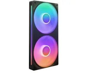NZXT F240 RGB CORE černá / 2x 120mm / Fluid Dynamic Bearing / 30 dB @ 2400 RPM / 75.12 CFM / 4-pin PWM + 4-pin rgb