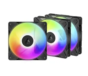 ARCTIC P14 Pro Reverse A-RGB (3ks) černá / 140 mm / 2650 RPM / 98 CFM / 4-pin
