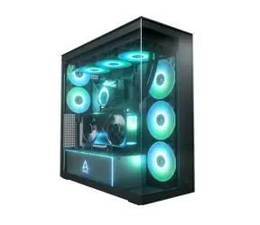 ARCTIC Xtender VG Premium černá / PC skříň / Bez zdroje / tvrzené sklo
